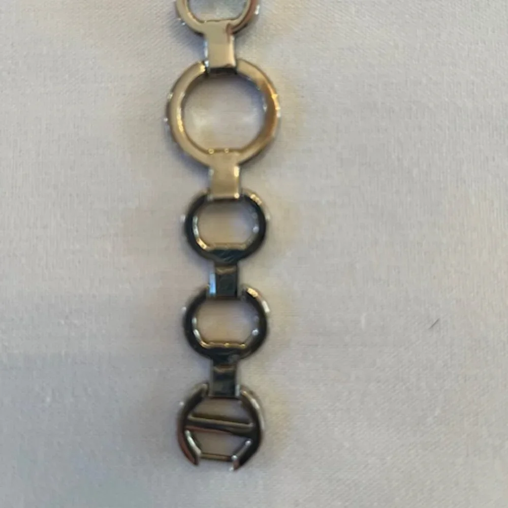 VINTAGE | Silver-Tone Bracelet Watch with Rhinestones-NEW Battery